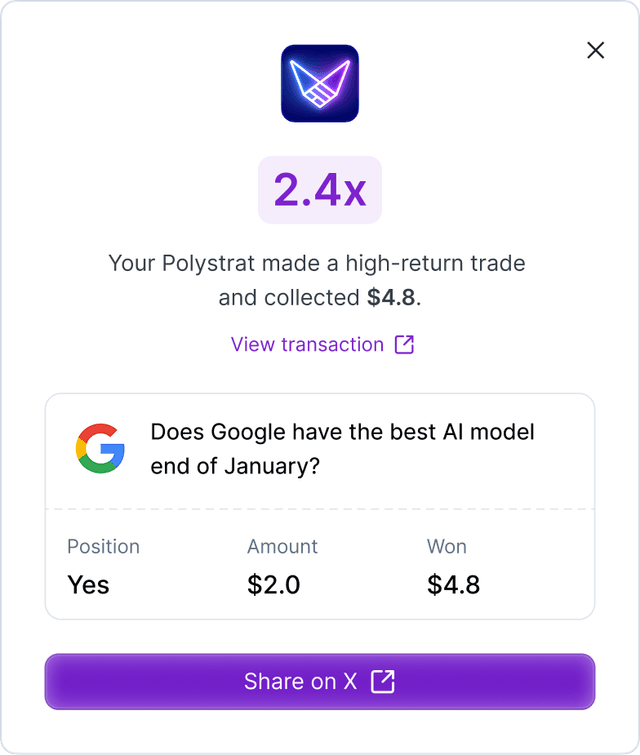 Watch it work and share achievements with friends